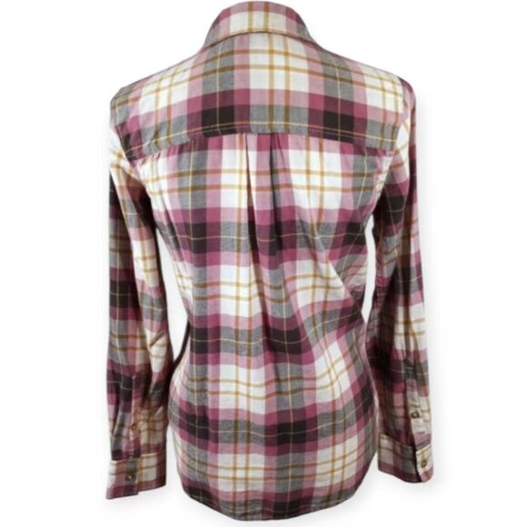 SO ROSE COLORED FLANNEL TOP SZ.S EUC. - Picture 2 of 4
